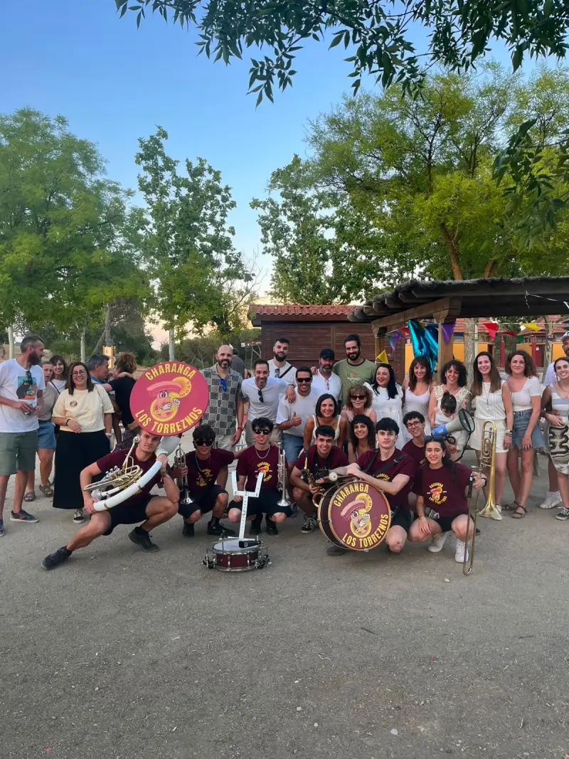 Charanga Los Torreznos en una fiesta de verano