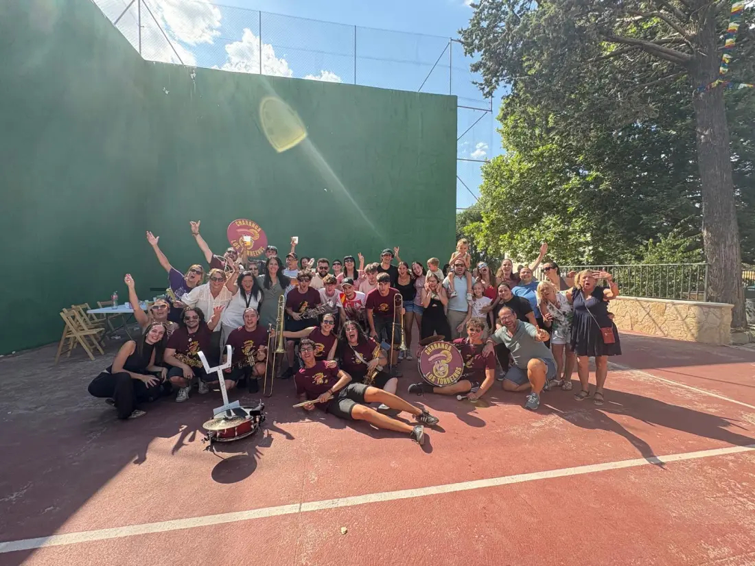 Charanga Los Torreznos en una fiesta